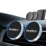 iVoler Porta Cellulare da Auto Supporto Smartphone per Auto Porta Cellulare Auto Supporto Auto Smartphone per Samsung Huawei ASUS Zenfone - Argento