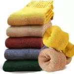 Josnown Calzini Termici Donna Invernali, 5 Paia Calze Lana Caldi e Spessi - Design in Morbida Spugna Accogliente