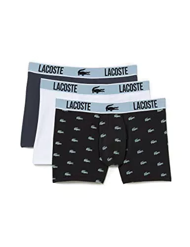 Lacoste 5h9972 Intimo, Nero/Grafite-Bianco