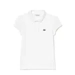 Lacoste PJ3594, Polo T-Shirt, Bambine e Ragazze, Bianco