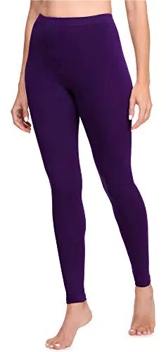 Ladeheid Leggings lunghi da donna, Prugna, 42