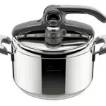 Lagostina Novia Vitamin Lagoeasy'UP Pentola a Pressione 5 L in Acciaio Inox 18/10 Ø 22 cm
