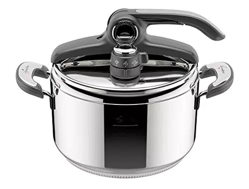 Lagostina Novia Vitamin Lagoeasy'UP Pentola a Pressione 5 L in Acciaio Inox 18/10 Ø 22 cm