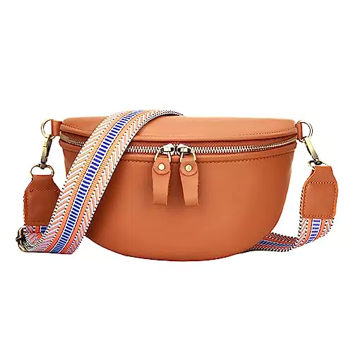 Leathario Piccola Borsa a Tracolla da Donna in Vera Pelle