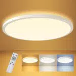 LEDYA LED Plafoniera Soffitto Dimmerabile, Ø295mm 18w 1600lm Plafoniera Tonda