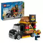 LEGO City Furgone degli Hamburger Giocattolo, Veicolo da Costruire per Bambini e Bambine da 5 Anni in su