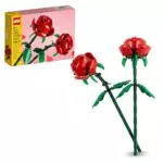 LEGO Creator Rose Set di Fiori Finti Compatibile con Bouquet di Fiori Artificiali