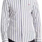 Levi's Long-Sleeve Battery Housemark Slim, Uomo, Teddy Blue Indigo
