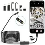 Lightswim 1920P Dual Lens Endoscopio Snake Inspection Camera