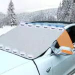 LinjunFa Copri Parabrezza per Auto Inverno, Telo Parabrezza Auto Antigelo