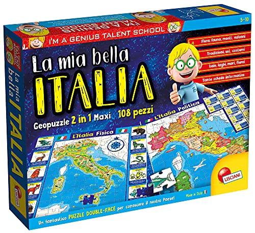Lisciani Giochi I'm a Genius: la Mia Bella Italia, Geopuzzle