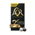 L'Or - Capsule Caffè Espresso Papua Nuova Guinea, 100 Capsule in Alluminio