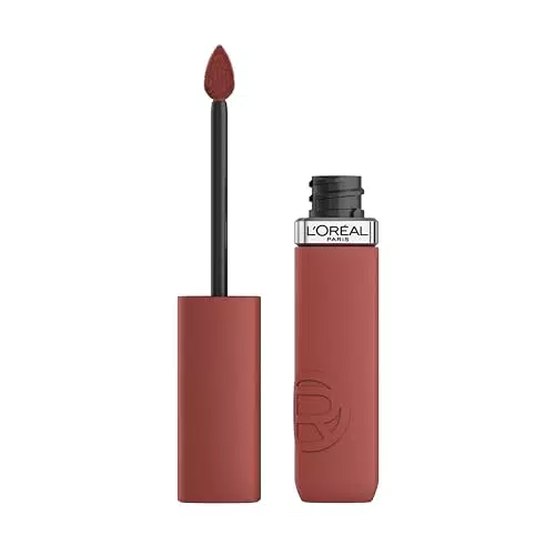 L'Oréal Paris Rossetto Liquido, Colore Intenso, Formula Matte a Lunga Durata