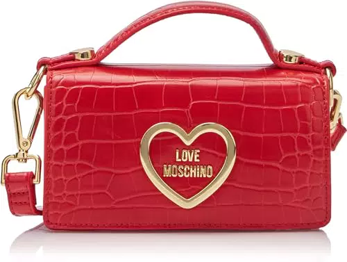 Love Moschino JC4178PP0H, BORSA A MANO Donna, Rosso