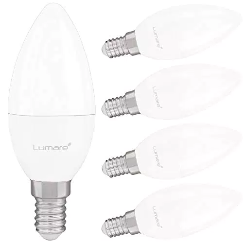 Lumare E14 LED lampadina 5W, 5-pack, sostituisce 35W