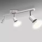 Lumare faretto da soffitto 5W 3 lampade, GU10 400 lumen SMD LED lampada da soffitto AC 230V 120° soffitto bianco caldo