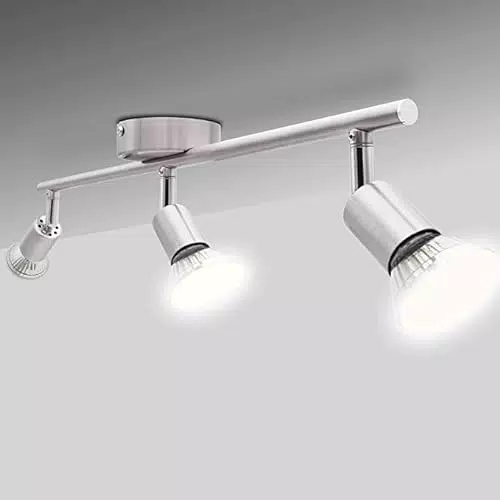 Lumare faretto da soffitto 5W 3 lampade, GU10 400 lumen SMD LED lampada da soffitto AC 230V 120° soffitto bianco caldo