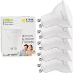 Lumare GU10 LED Spot 4W, Sostituisce 35W, 340 Lumen 2700K bianco caldo