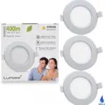 Lumare LED Spot da incasso 6W, 400lm, Ultra piatto, profondità d'incasso 26mm
