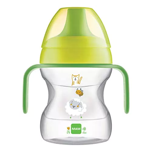 MAM Tazza Learn To Drink Cup con Manici Removibili e Beccuccio