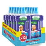 Mastro Lindo Detersivo Pavimenti, limone, 12 Confezioni