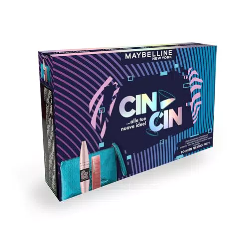 Maybelline New York Pochette Regalo con Mascara Volumizzante Ciglia Senzazionali