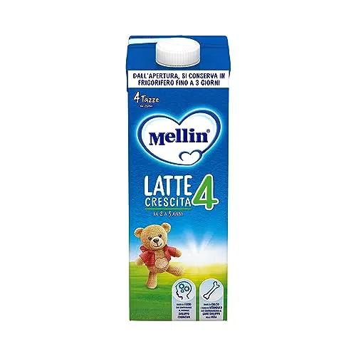 MELLIN 4 - Latte di Crescita Liquido, Per Bambini da 2 a 3 anni
