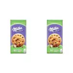 Milka, Cookies XL Nut, Biscotto Maxi Croccante con Golose Pepite di Cioccolato al Latte Milka e Nocciole Tostate