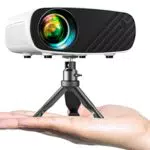 Proiettore portatile 1080P Full HD con treppiede e borsa