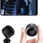 Mini Telecamera Spia, HD 1080P Telecamera Nascosta Wifi Senza Fili Microcamera per Casa Lunga Durata Batteria Mini Videocamera Sorveglianza Interno con Visione Notturna Rilevamento di Movimento