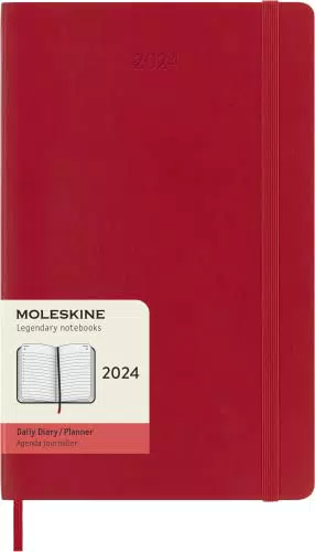 Moleskine Agenda Giornaliera 12 Mesi 2024, Agenda 2024