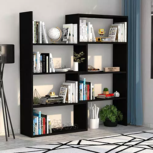 MOONLIFE Grazie al design geometrico modellato, la nostra libreria non è solo una conservazione funzionale e una vetrina