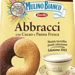 Mulino Bianco Biscotti Frollini Abbracci con Cacao e Panna Fresca, 350 g