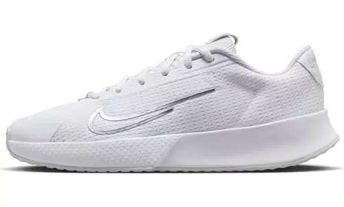 Nike Court Vapor Lite 2, Sneaker Donna, White Metallic Silver Pure Platinum
