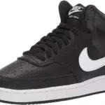 NIKE Wmns Court Vision Mid, Sneaker Donna, Black/White