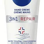 NIVEA Crema mani 3 in 1, crema per la pelle ricca con dexpantenolo per la cura intensiva