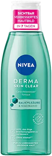 NIVEA Derma Skin Clear Tonico Viso per una pelle visibilmente migliorata