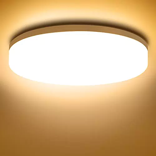 NIXIUKOL Plafoniera Led Soffitto 18W, Plafoniera LED IP54 Impermeabile Plafoniera Bagno