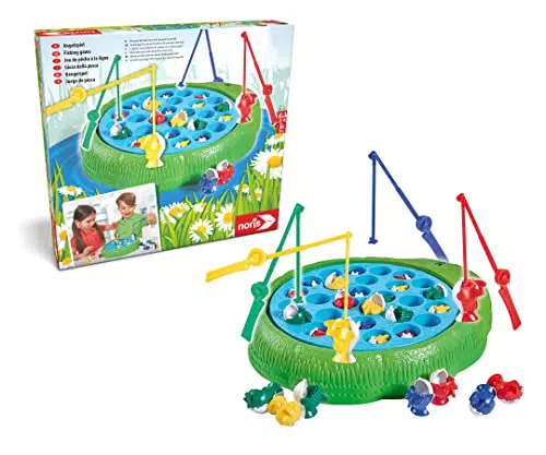 noris 606062024 Gioco di pesca, Chi ha pescato per primo tutti i pesci del suo colore