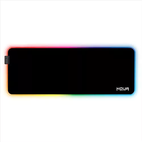Noua Matrix 800 Tappetino Mouse Gaming RGB RAINBOW XXL 800 * 300 * 4 mm 14 Effetti Luce Mousepad Extra Grande Esteso Superficie Resistente all’Acqua con Base in Gomma Antiscivolo