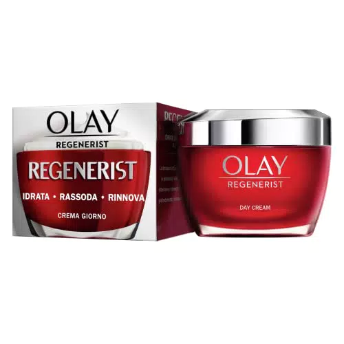 OLAY Crema Viso Giorno Regenerist, Antirughe, Idratante con Acido Ialuronico