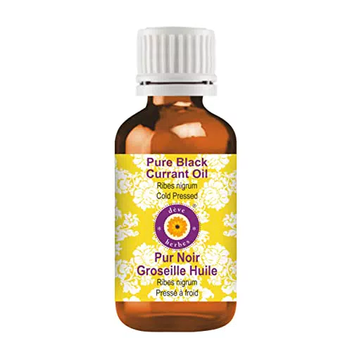 Olio di ribes nero puro di Deve Herbes 100% grado terapeutico naturale pressato a freddo 15ml