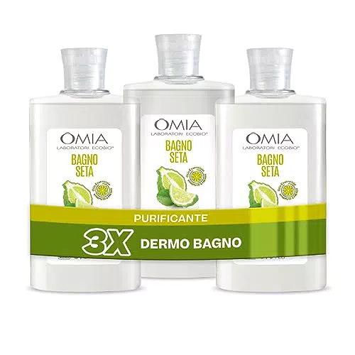 Omia, Bagno Seta Eco Bio al Bergamotto di Calabria, Bagnoschiuma Energizzante