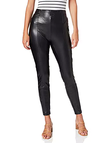 Only Onljessie Faux Leather Legging Otw Noos, Leggings da Donna