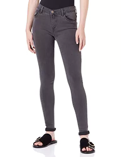 Only Onlrain Life Reg Skinny DNM Noos Jeans, Medium Blue Denim/Detail:pim430