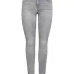 ONLY ONLWAUW Life Mid SK BB BJ694 Noos Jeans, Denim Grigio Medio
