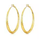 Orecchini in argento sterling Cerchi Orecchini a cerchio in oro sottile Orecchini a cerchio in oro spesso oro 14k Orecchini a cerchio grandi per le donne