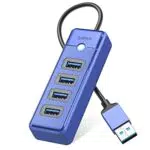 ORICO 4 porte USB HUB 3.0, USB Splitter per laptop con cavo da 0.15m