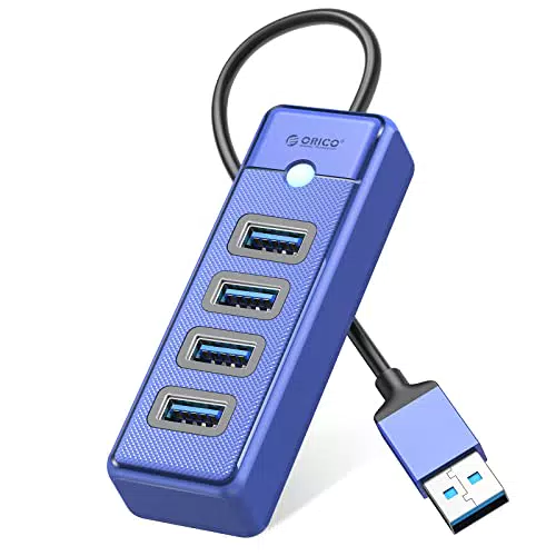 ORICO 4 porte USB HUB 3.0, USB Splitter per laptop con cavo da 0.15m