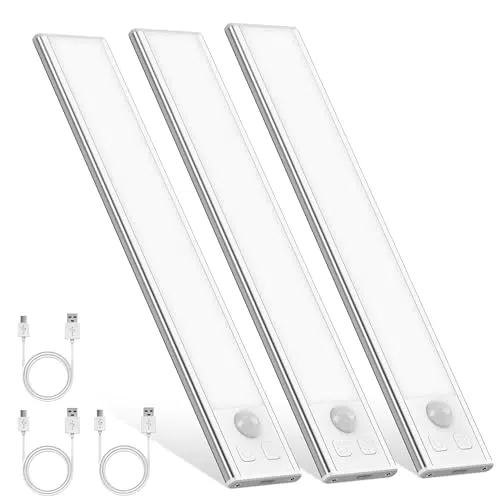 OUILA Luce Armadio Led con Sensore di Movimento, 6000k, 20.5CM